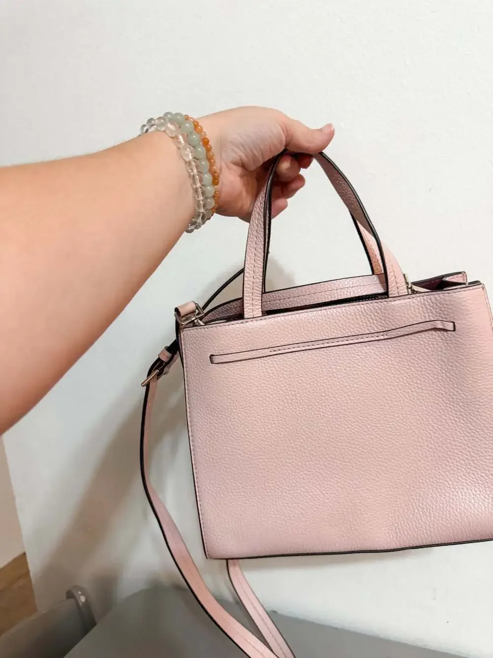 Kate Spade New York Hayes Street Small Sam Leather Satchel with Bow and Tassel E